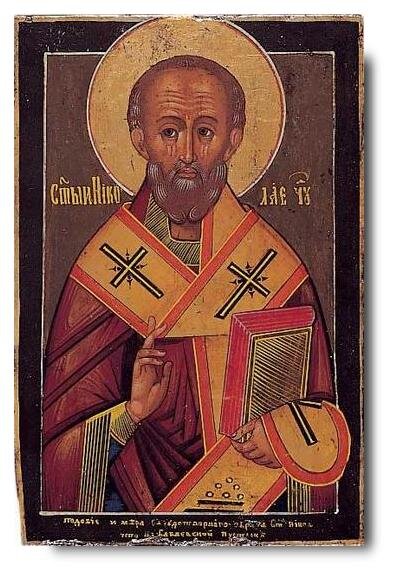 Образ святителя Николая 19в.