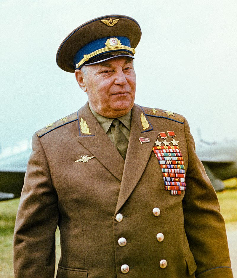 Маршал авиации А.И. Покрышкин, 1978 год, автор фото: Лев Медведев