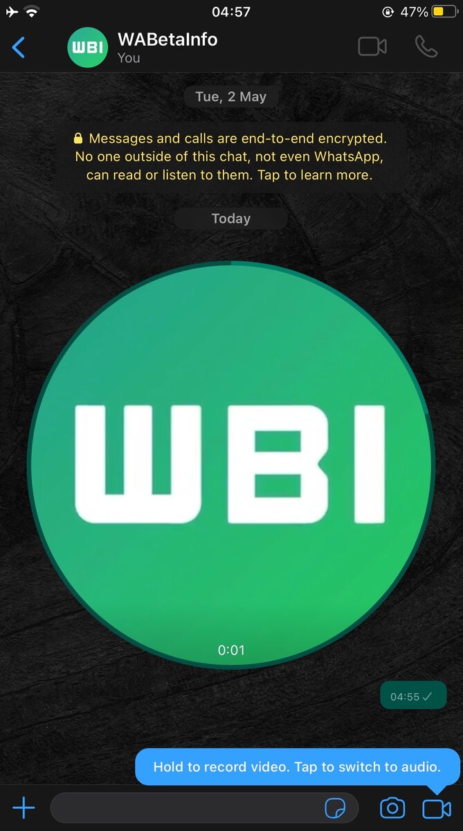    Источник: @WABetaInfo