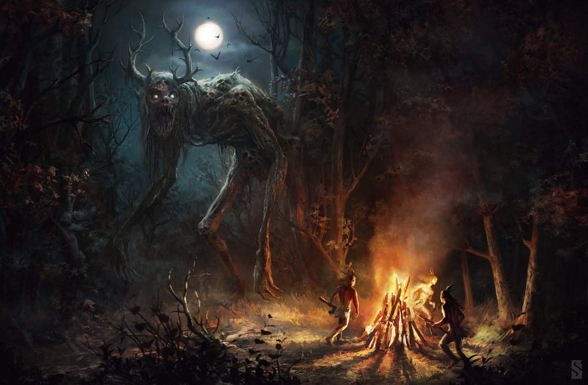 Вендиго. Арт. ©David Szabo