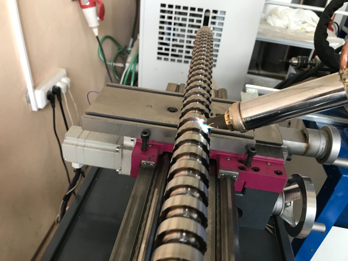 Финишное плазменное упрочнение протяжки