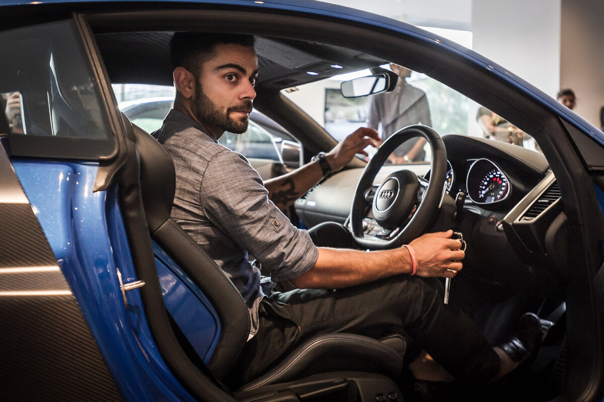 Latest driver. Virat Kohli Luxury. Virat Kohli Audi rs5. Rich man with car. Indian man car
