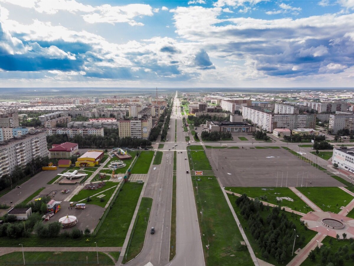 Усинск с воздуха. Источник: foto.usinsk.in