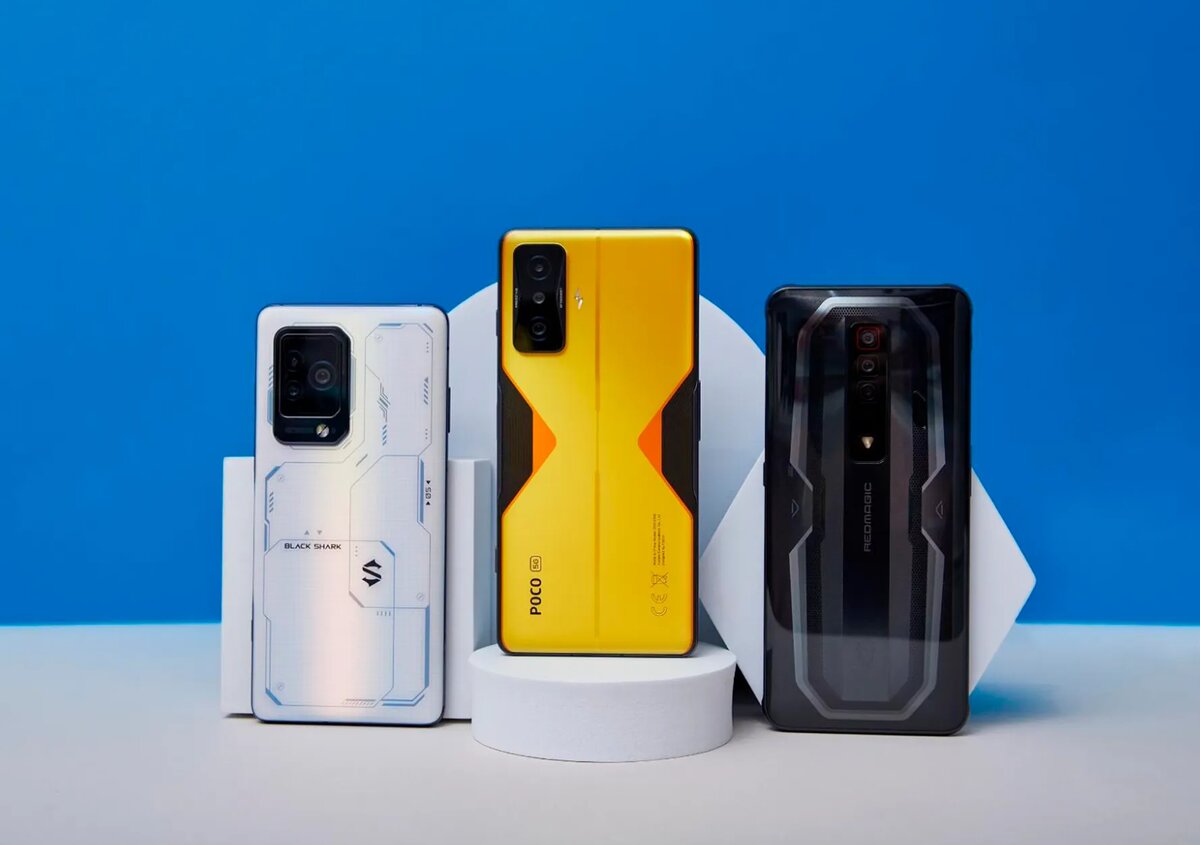 Black Shark 5 Pro, POCO F4 GT, Nubia Red Magic 7
