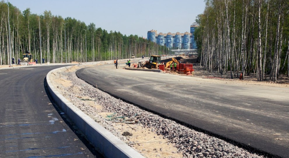 В Петербурге завершается строительство участка Шуваловского проспекта