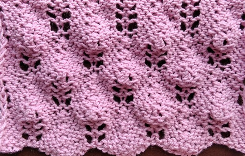 Изнаночная сторона узора