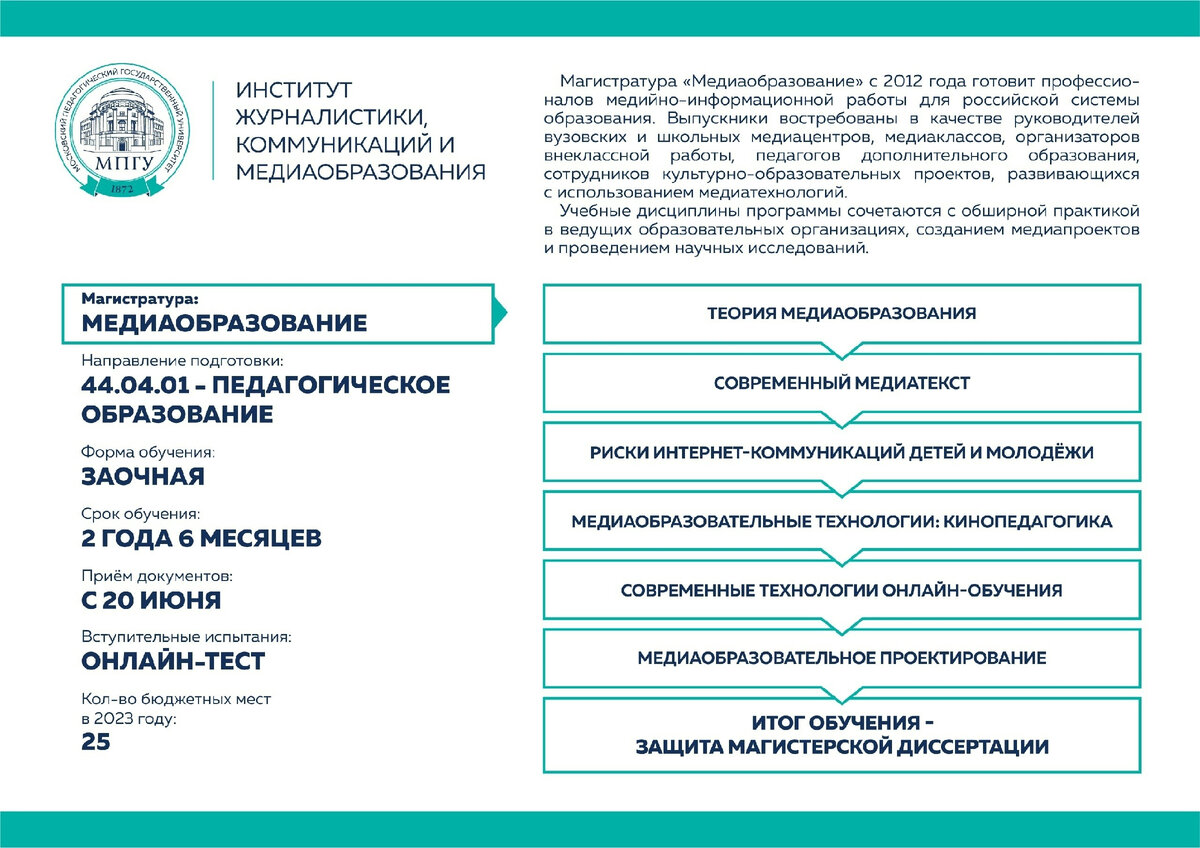 Абитуриенту ИЖКМ МПГУ 2023 | Universal Journalists | Дзен