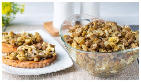 Закуска из баклажанов с сыром