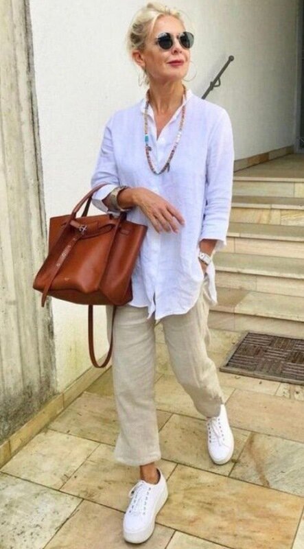 Летний образ для зрелых женщин