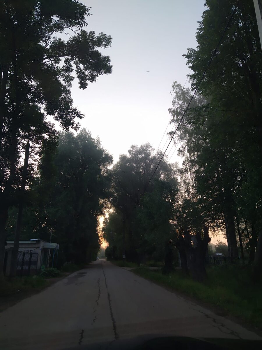 Отъезжаю от дома