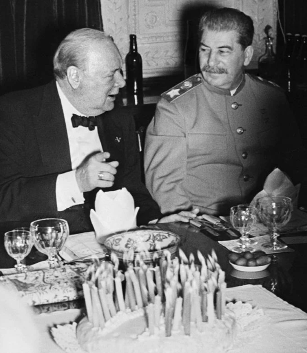 Правительственный прием по случаю визита в СССР Уинстона Черчилля