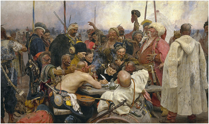 И.Е. Репин. Запорожцы. 1880–1891 гг. Государственный Русский музей.