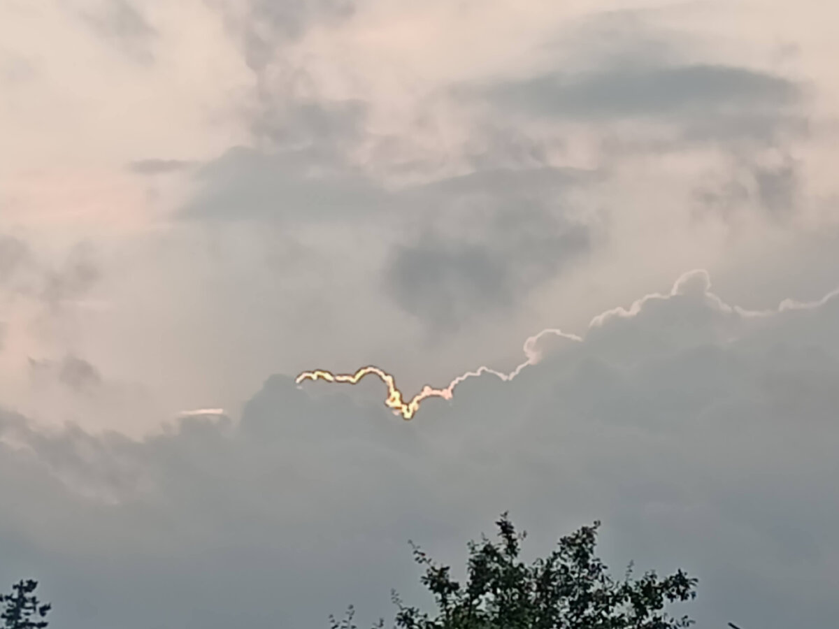 Недаром при подъезде тучи сгущались и гроза заходила