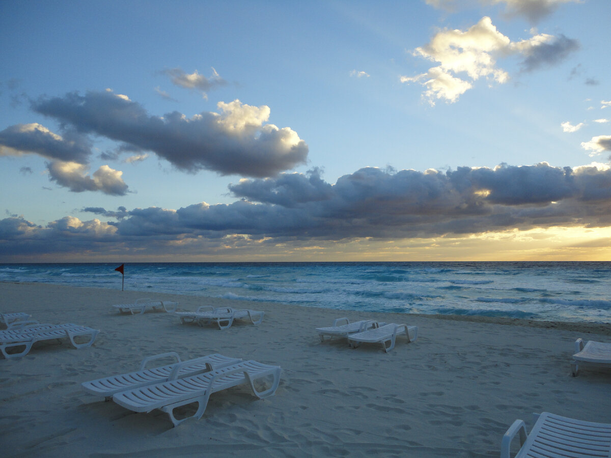 На фото: декабрь 2010 г., Мексика, Канкун.