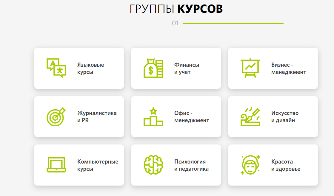 Какие из предложенных курсов. Какие из предложенных курсов