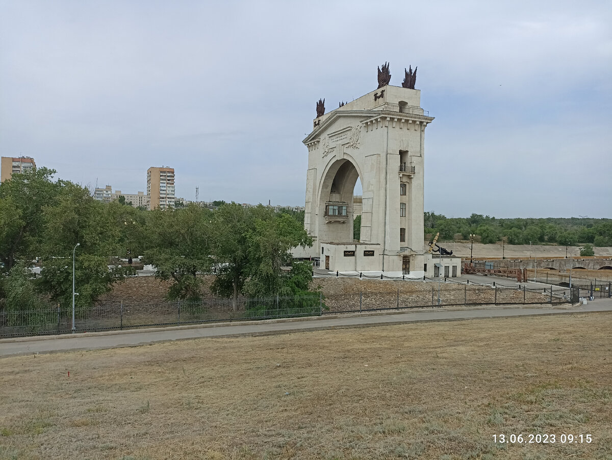 Первый шлюз Волго-Донского канала. 