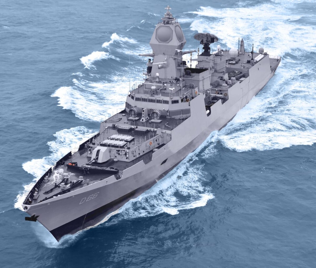 Эскадренный миноносец типа «Висакхапатнам» ВМС Индиа (проект 15B) \ Википедиа 