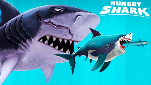 НАСТОЯЩИЙ МЕГАЛОДОН - HUNGRY SHARK EVOLUTION