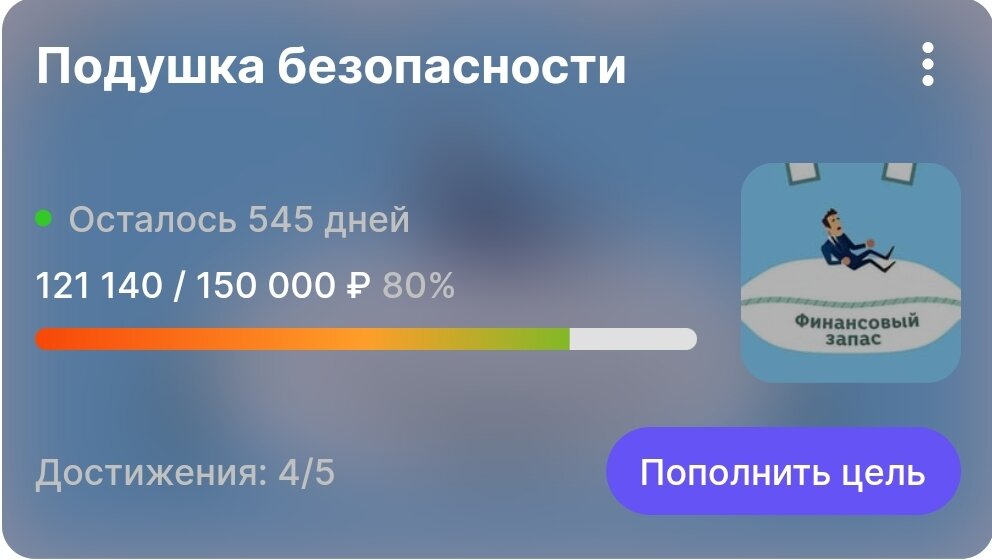 На 80% заполнена