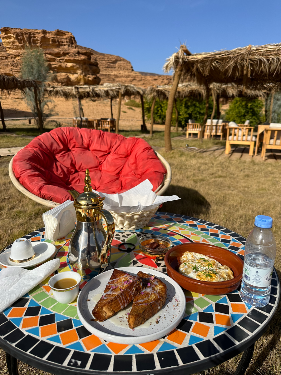 Завтрак в глэмпинге