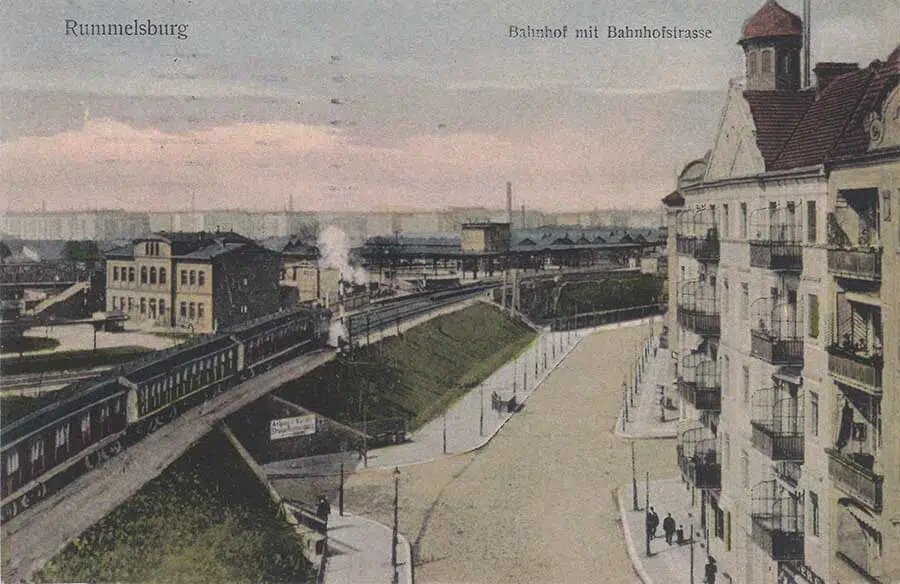 Станция скоростной железной дороги Руммельсбург, где Убийца снова нанесет удар, на этот раз оставив кровь на руках криминалькомиссара Людтке