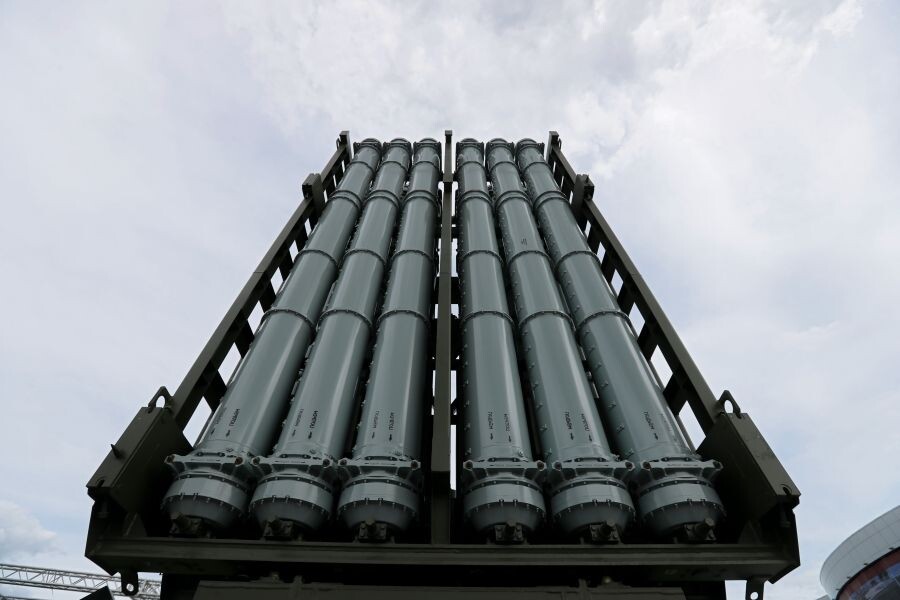    Пусковая установка зенитно-ракетной системы С-350 «Витязь» © Виталий Белоусов/РИА Новости