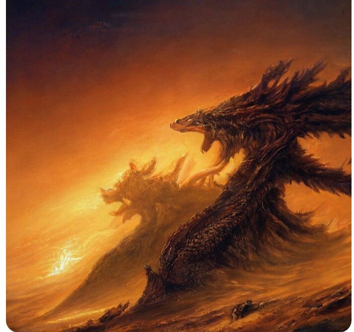 Фото автора. Тёмные и светлые силы. Картинку создала нейросеть по моему запросу.