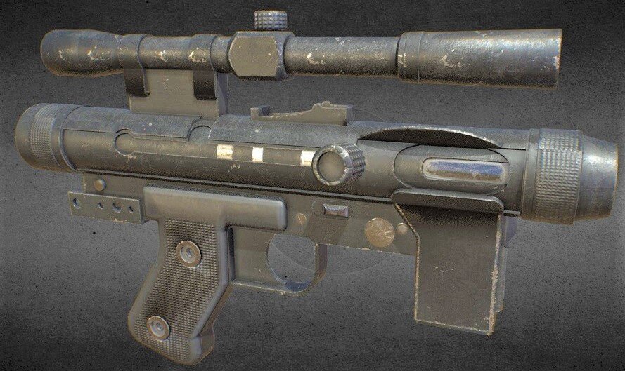 Бластер-пистолет СЕ-14р из х/ф Звездные войны.
