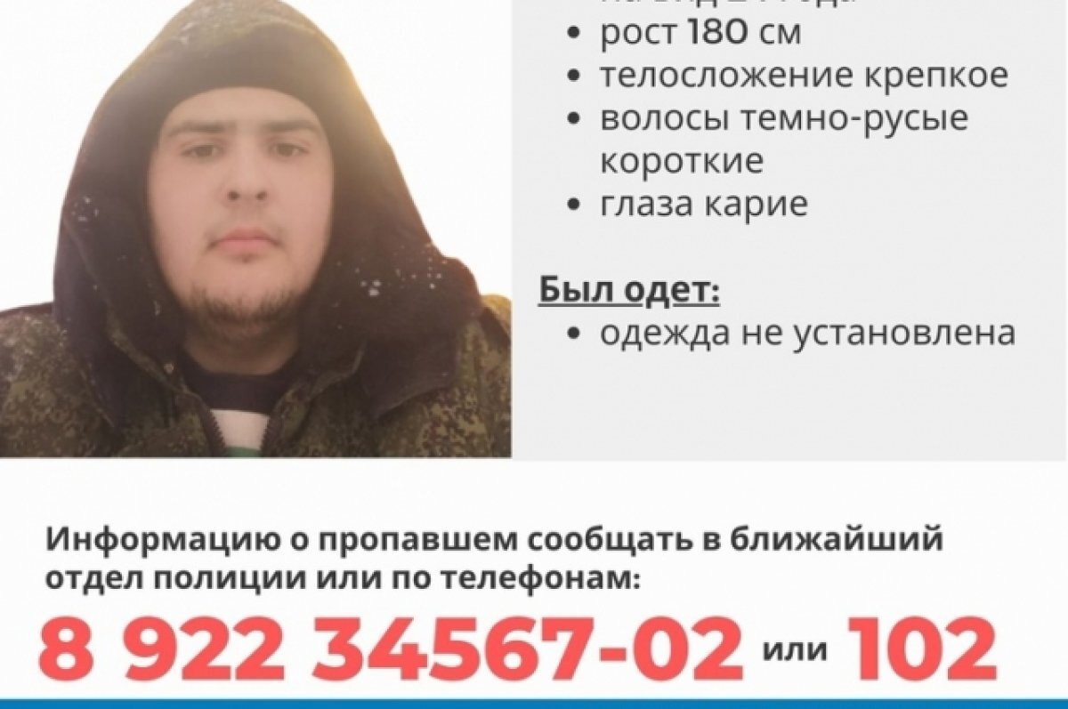    Пропавший месяц назад в Перми 24-летний студент мог попасть в рабство