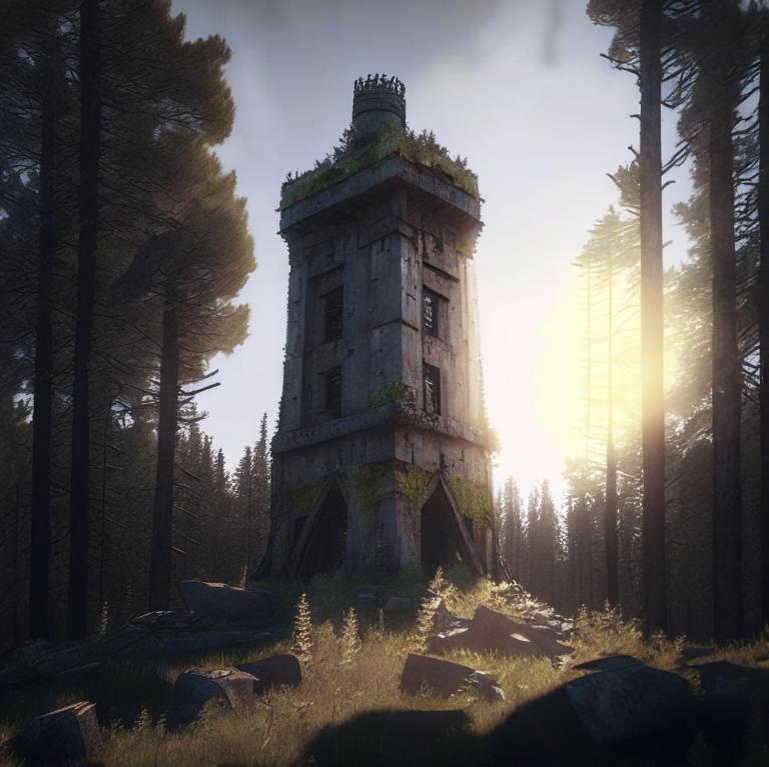 Серая Башня. Изображение принадлежит каналу "Мир Фэнтези" и его автору.