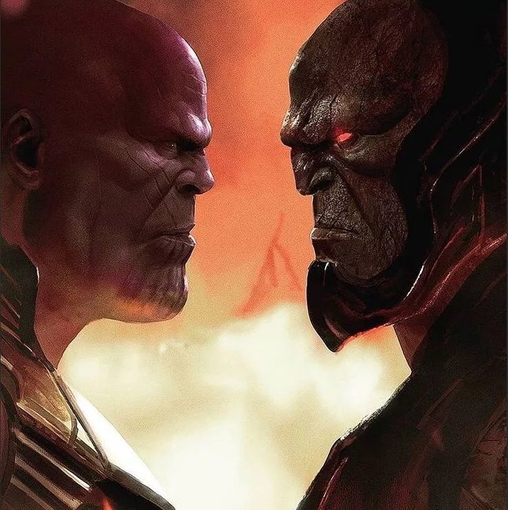 Танос vs Дарксайд. Thanos vs Darkseid. Танас протьф драксайта. Дарксайд Танос и апокалипсис.