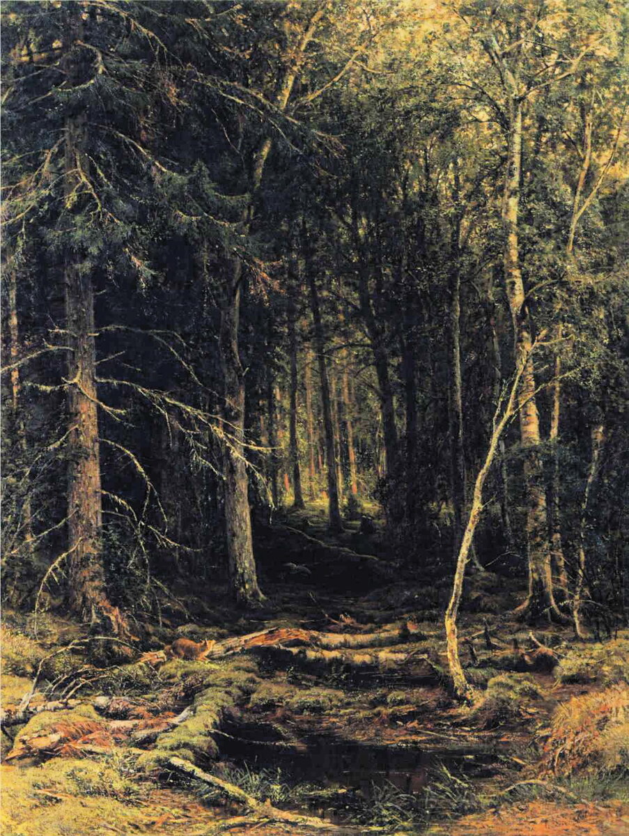 " Лесная глушь" 1872г.