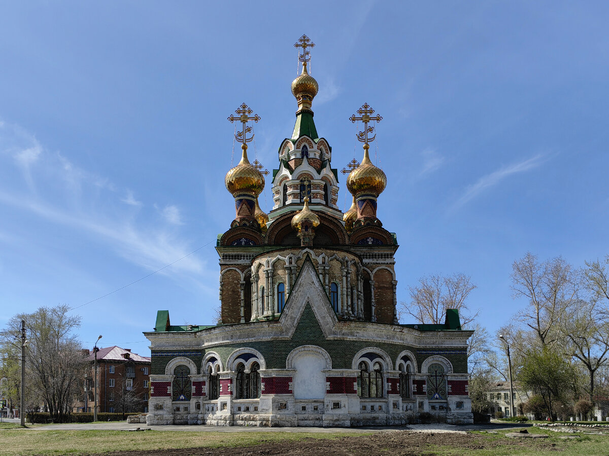 Чапаевск - город, основу которого в 1909 г. заложил пороховой завод,  работающий до сих пор. В его проекте была и церковь Сергия Радонежского |  Олег Еверзов | Дзен