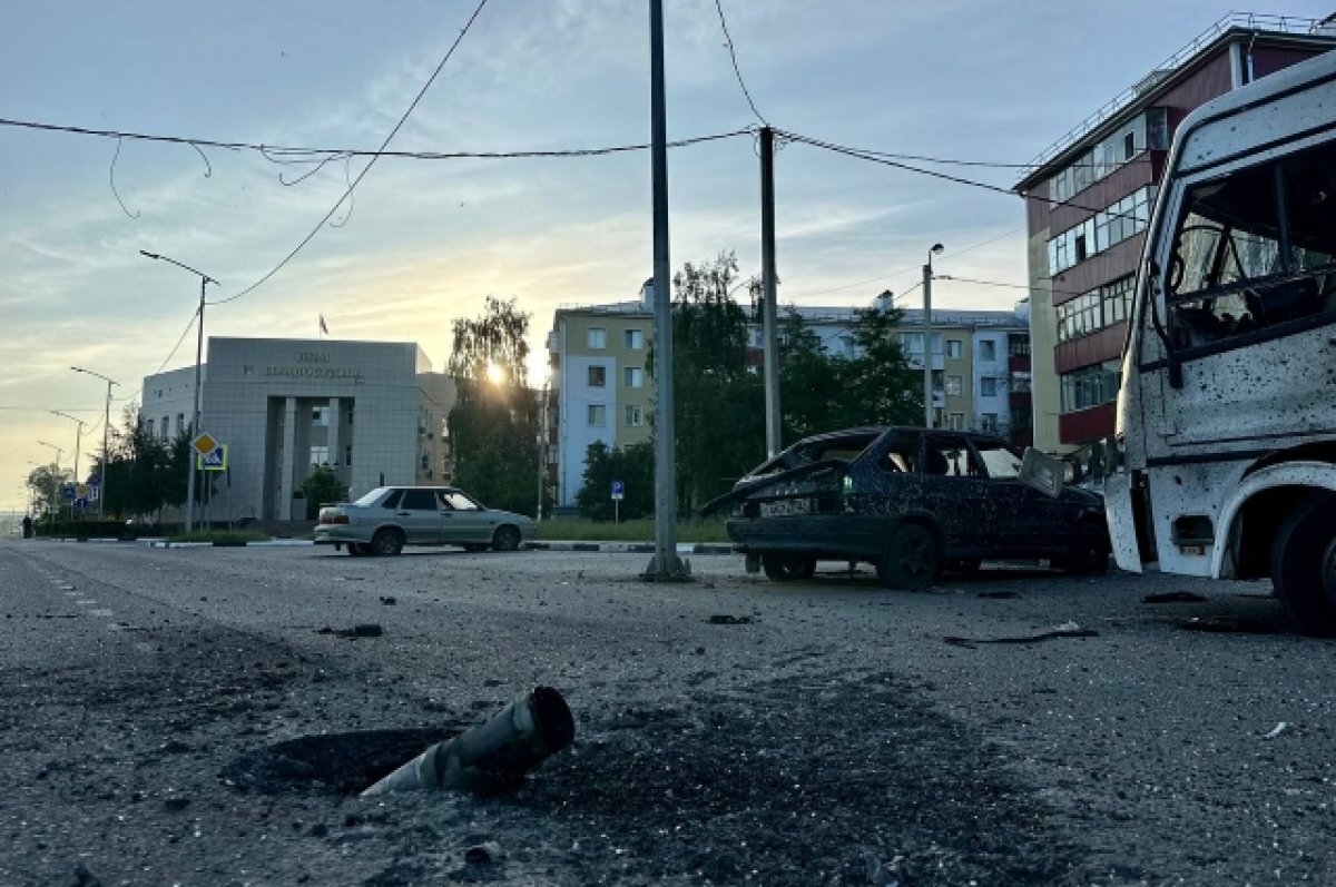    Опубликовано видео из Шебекино, сильно пострадавшего из-за обстрелов ВСУ