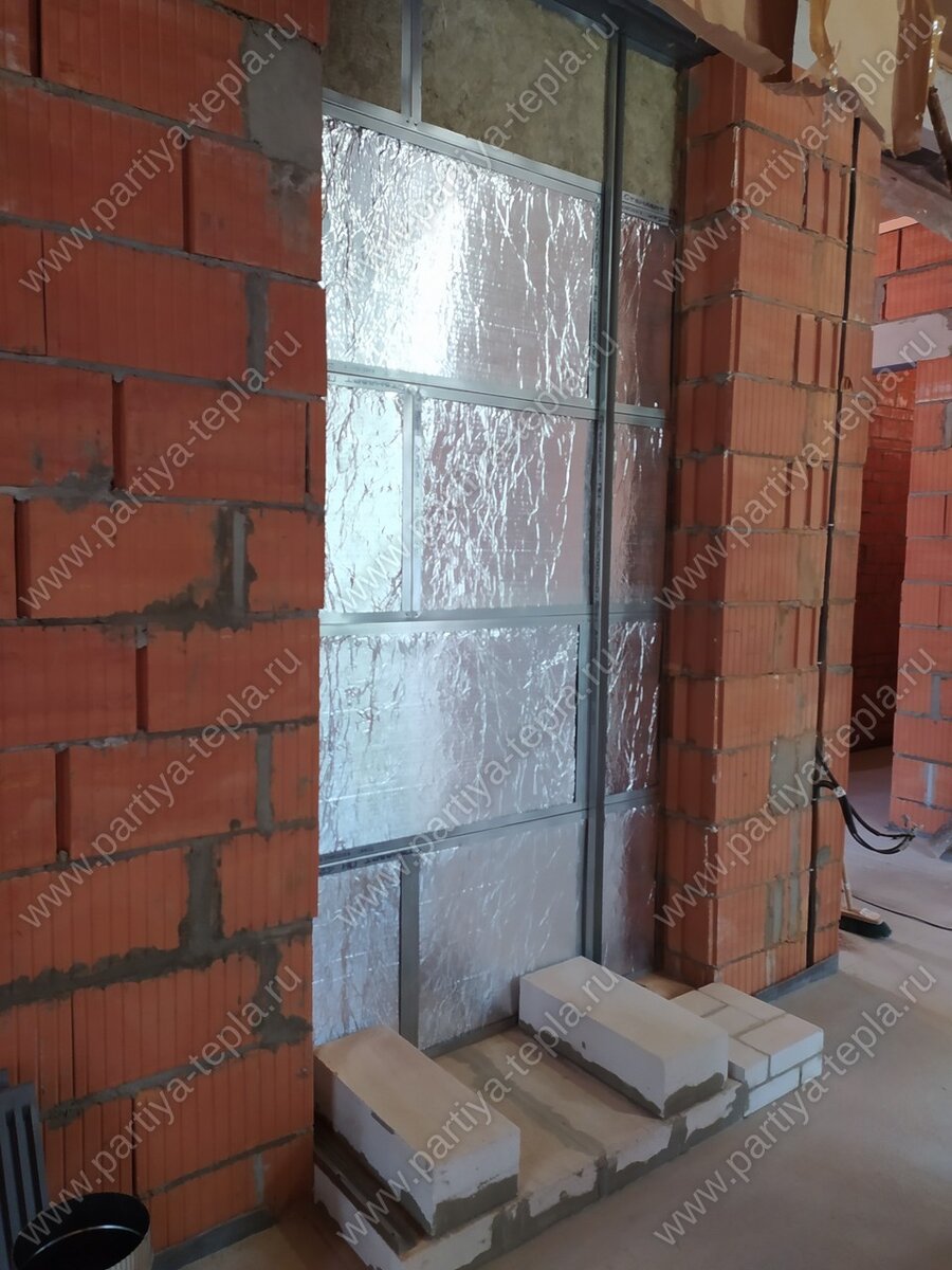 Монтаж камина с керамическим дымоходом под ключ (фото отчет)