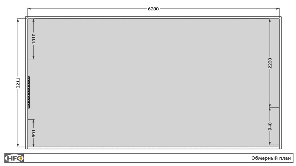 Экспресс-дизайн интерьера. Комната 20кв.м. Стоимость проекта 6000.-