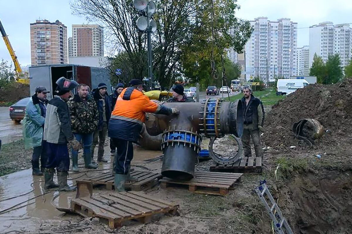 За волгой отключили горячую воду