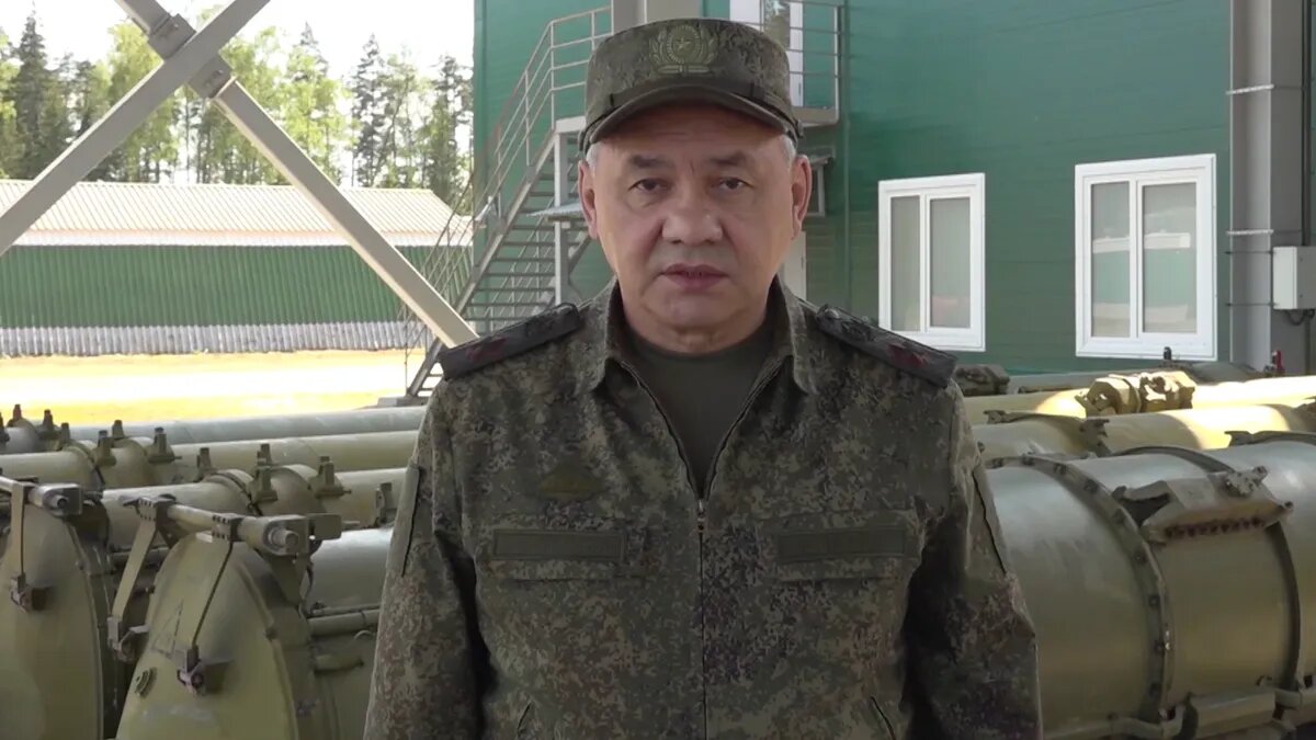 Стоп-кадр из брифинга Минобороны