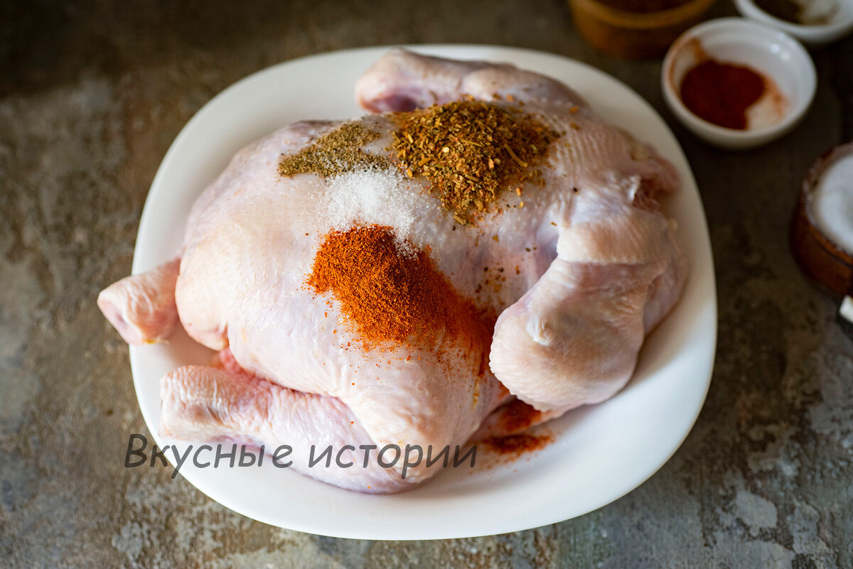 Тушеная курица в мультиварке redmond пошагово