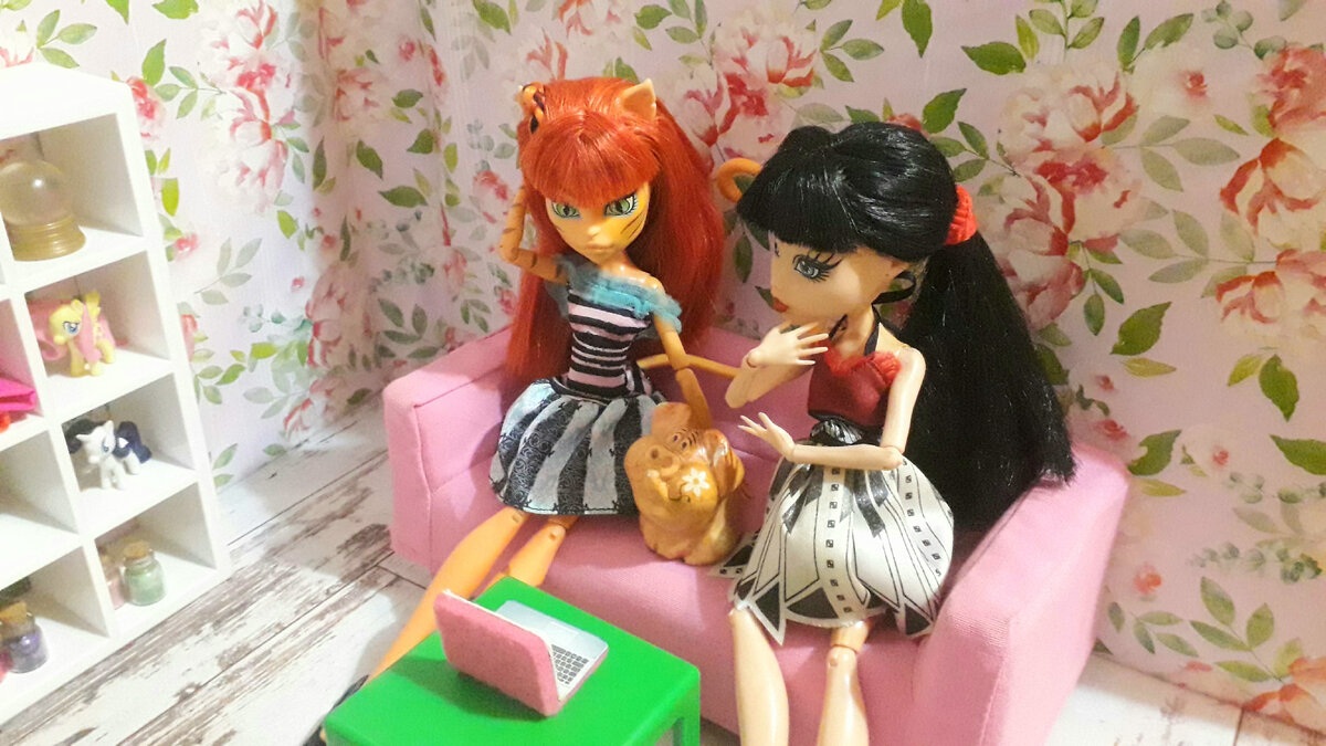 Оливка и Сана выбирают будущую профессию.