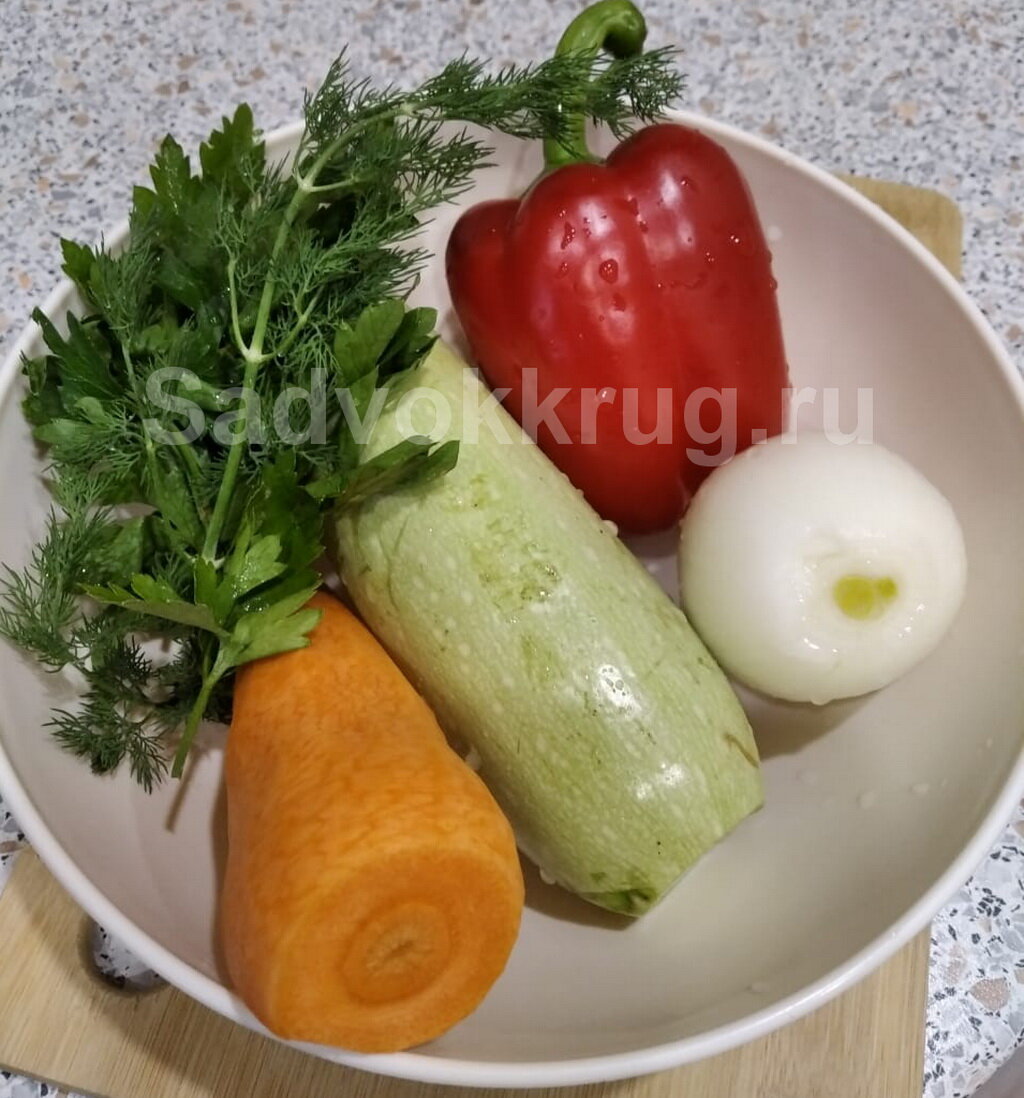 Подготовка овощей