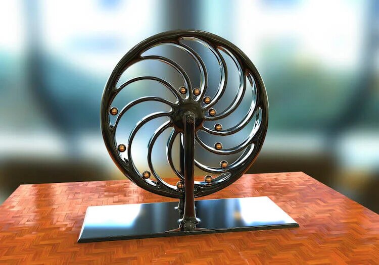 Вечный двигатель это то, что невозможно даже в теории. Он противоречит сам себе.