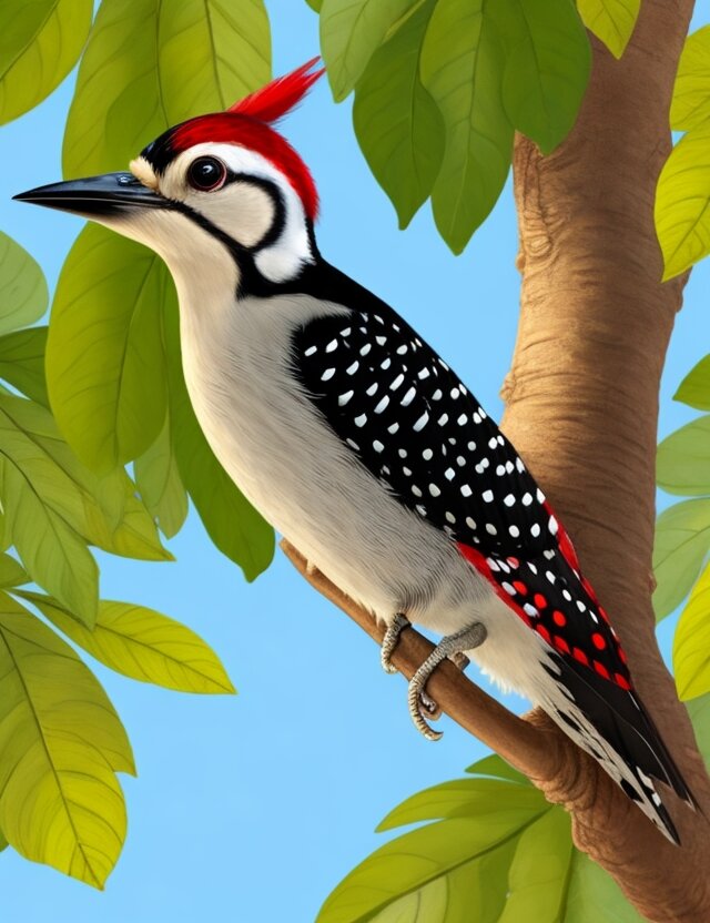 А этот птыц очень любит испытывать ваши нервы ранним деревенским утром, когда начинает долбить обшивку деревянного дома. Дятел, прошу любить и жаловать)))