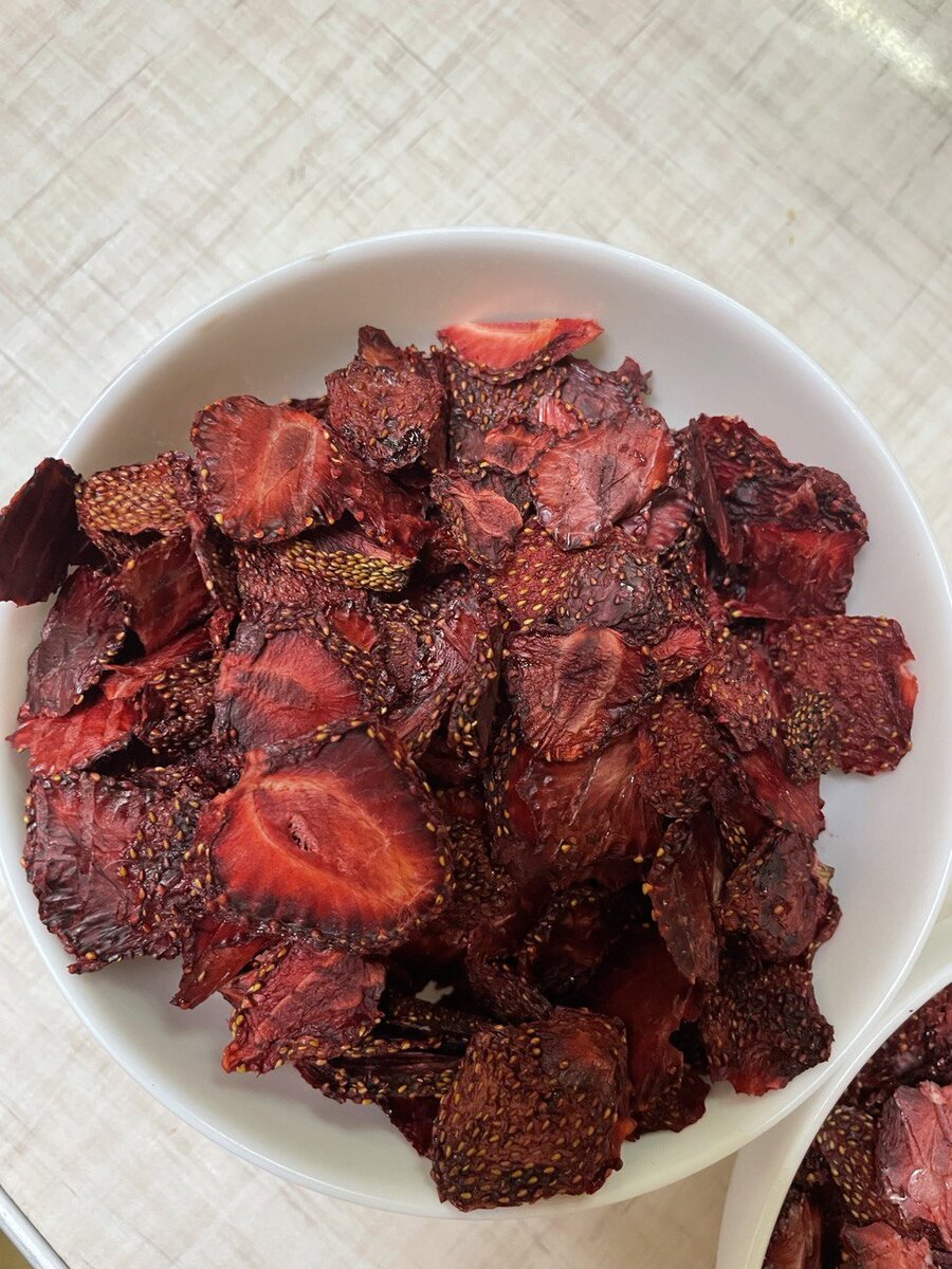 Чипсы из клубники.