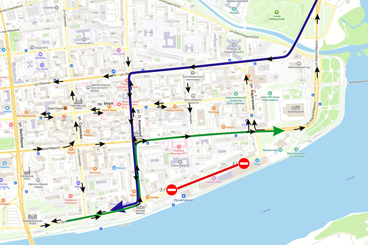 Схема онкоцентра в красноярске
