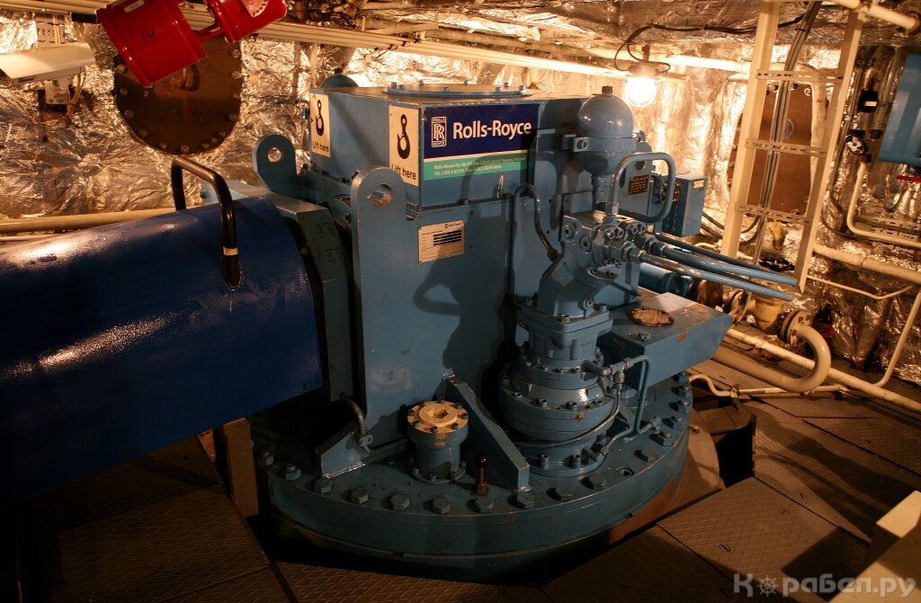 Винторулевая колонка Rolls-Royce. Ледокол "Невская застава" / Фото: Корабел.ру  📷
