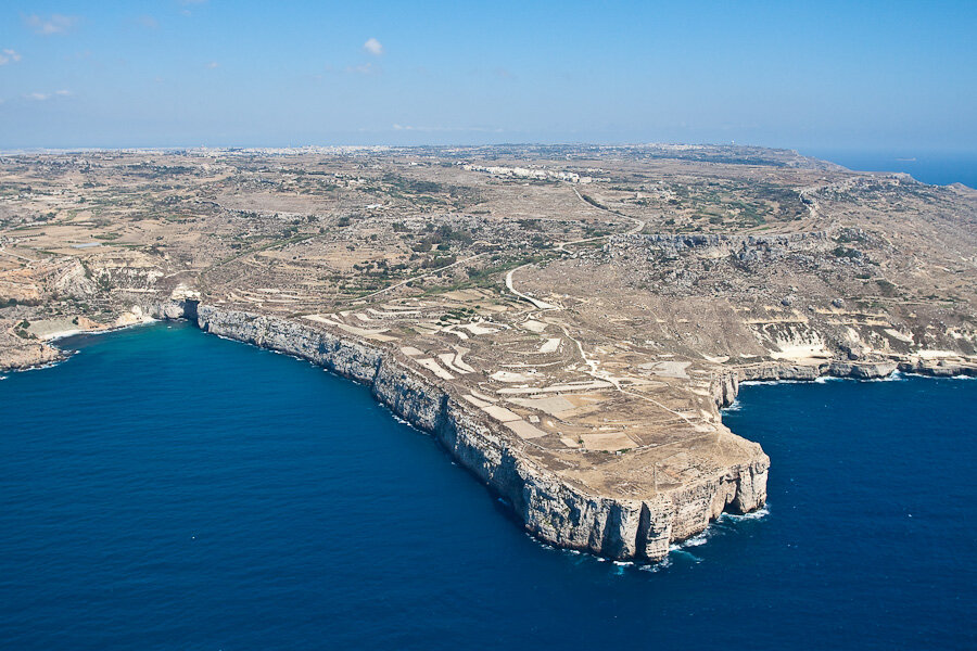 Мальта с борта самолёта