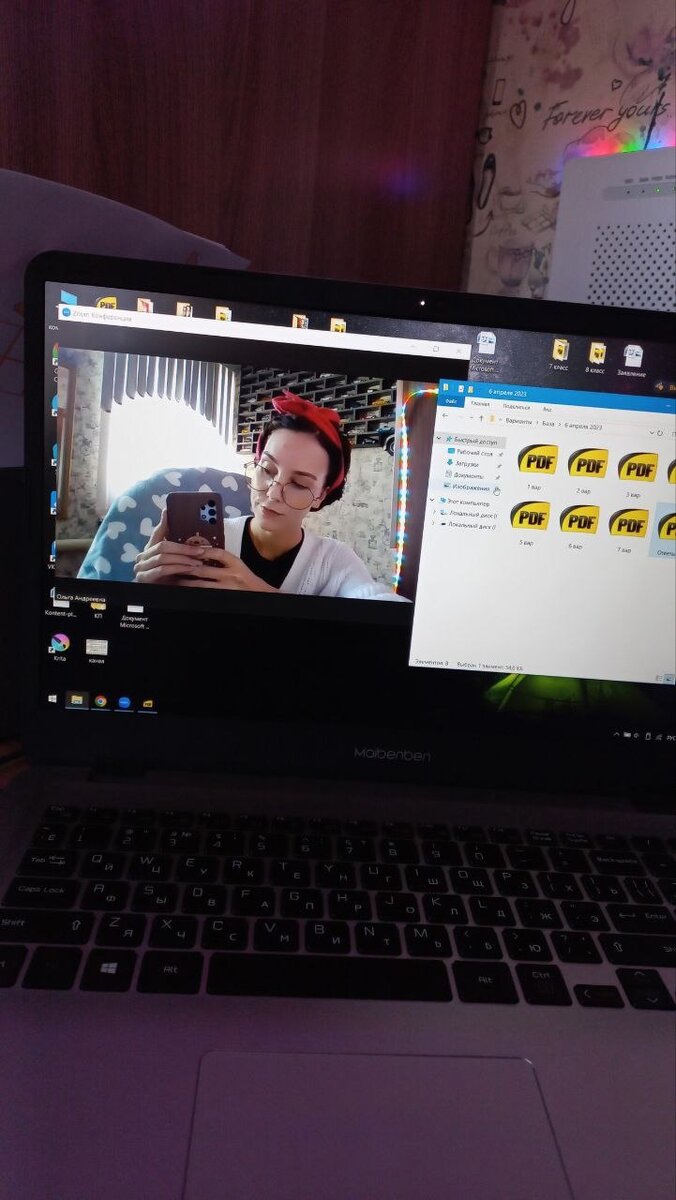 Ольга Андреевна и ее ритуал перед занятиями :D