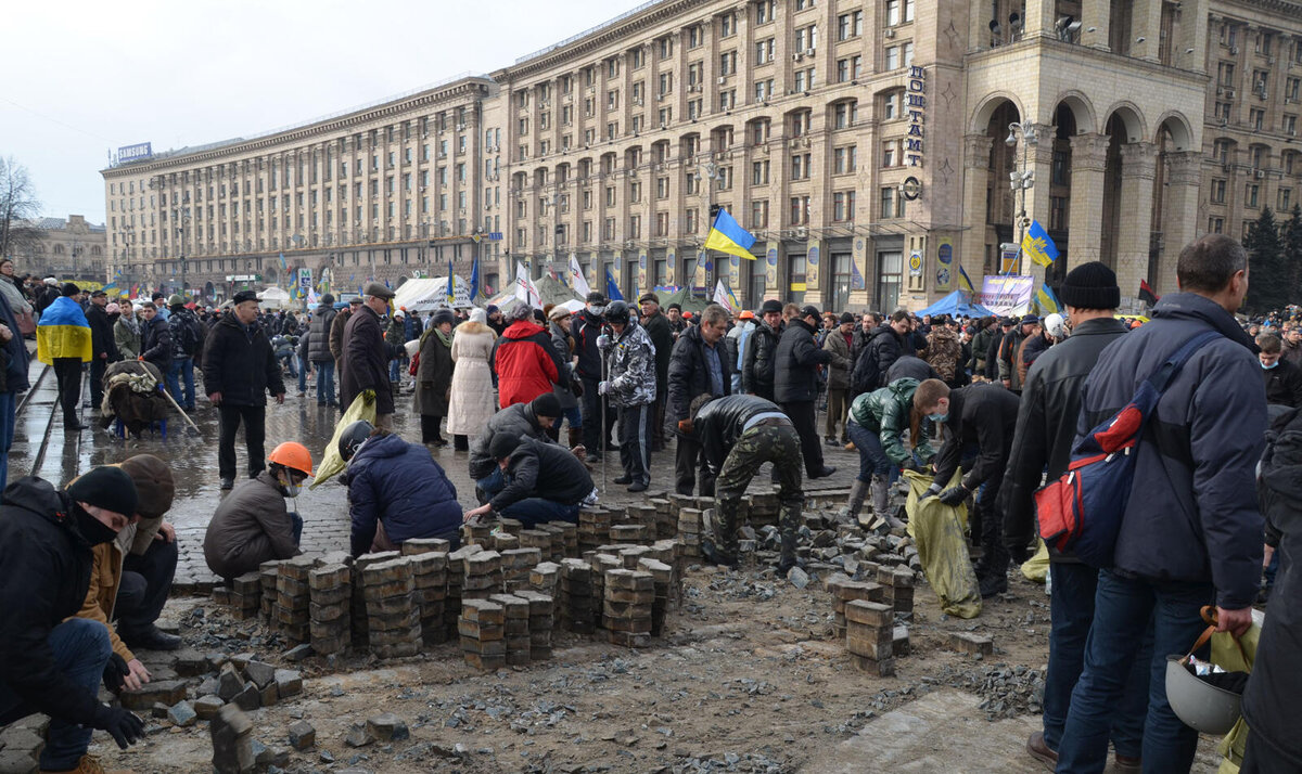 Майдан на украине карта