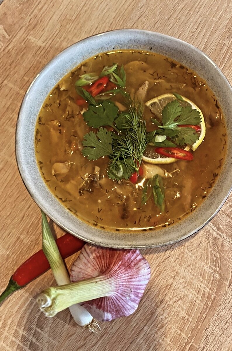 Готовый вариант сервировки.